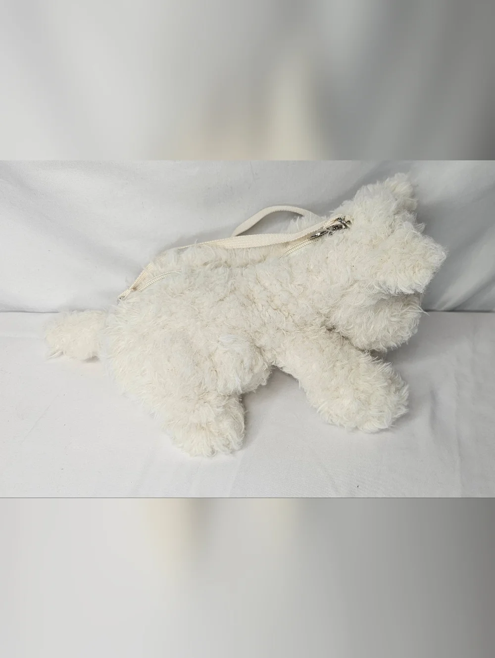 ​Jellycat Munro Scottie Dog Bag Plush White Terrier Puppy Crossbody Purse Rare